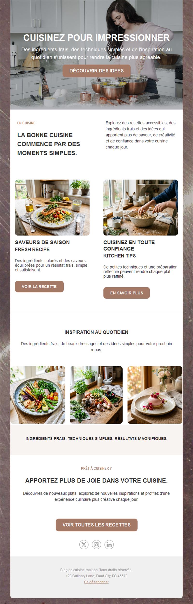 Delicious Cooking Recipe Templates