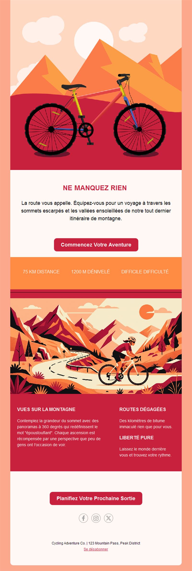 Adventurous Bike Trail Templates