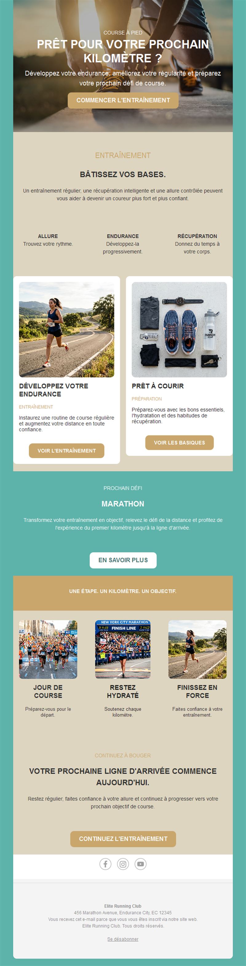 Energizing Running Event Templates