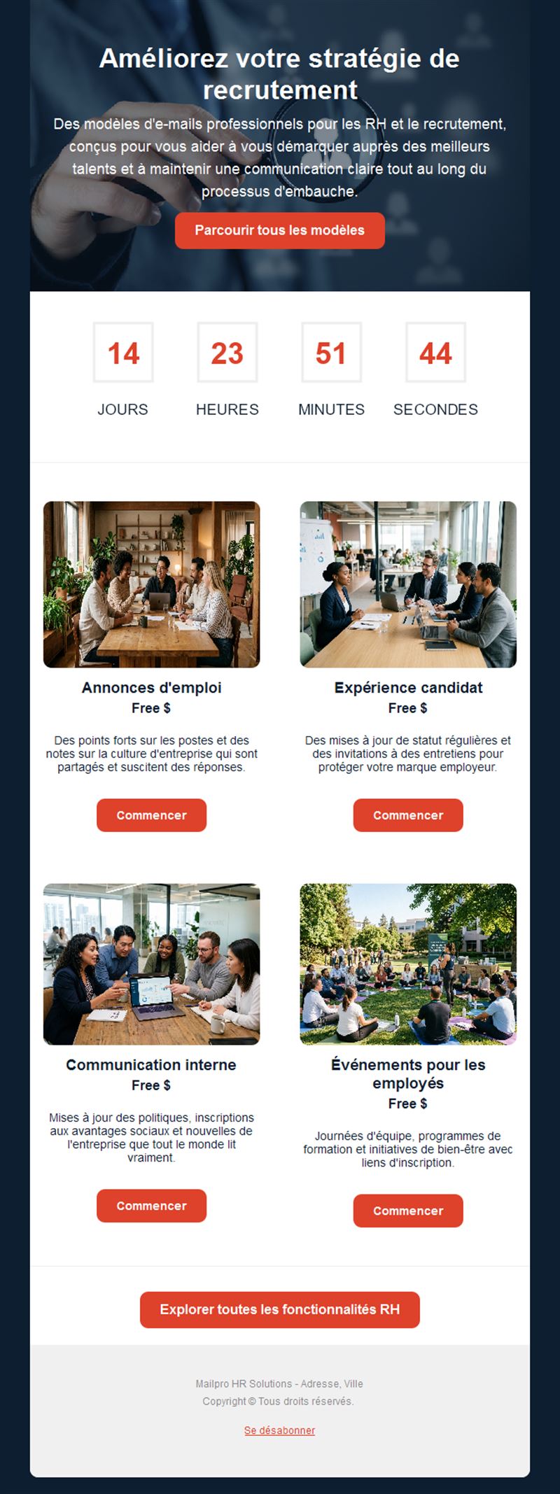 Dynamic HR Recruiting Templates