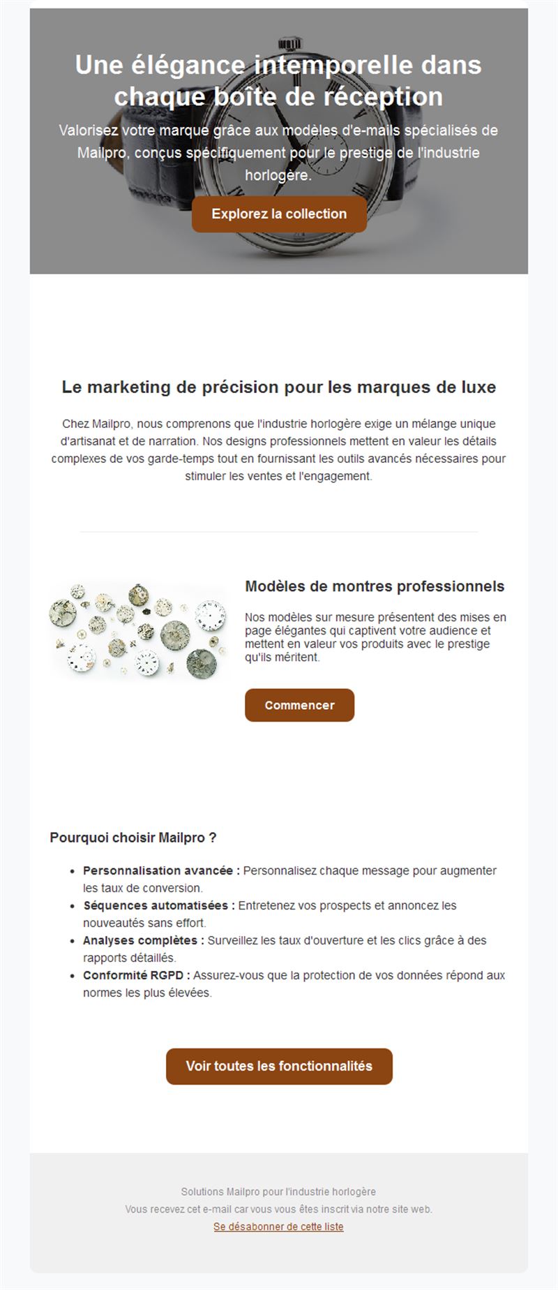 Luxury Watch Collection Templates
