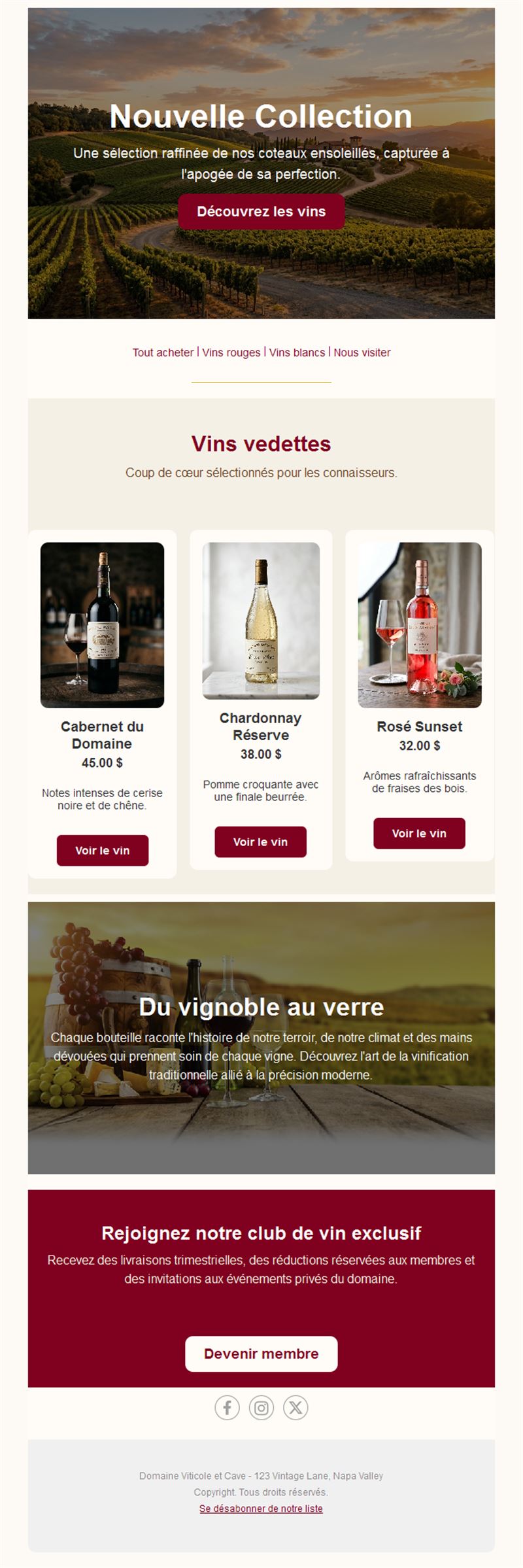 Wine Creation Templates