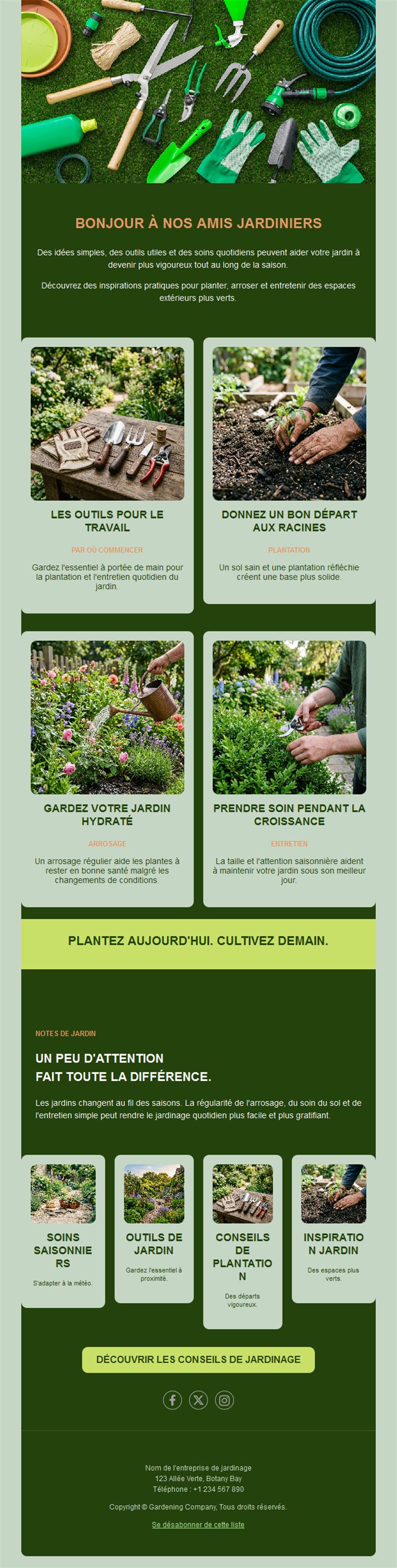Lush Garden Templates
