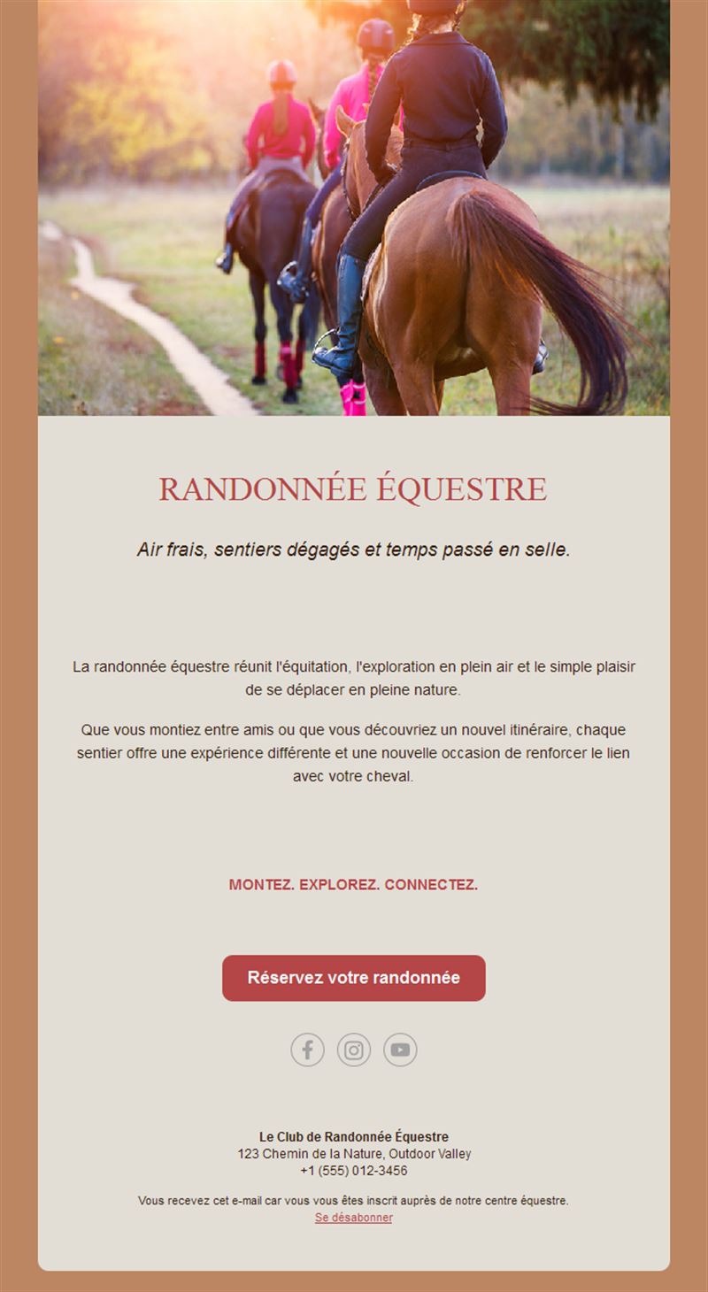 Riding Club Templates
