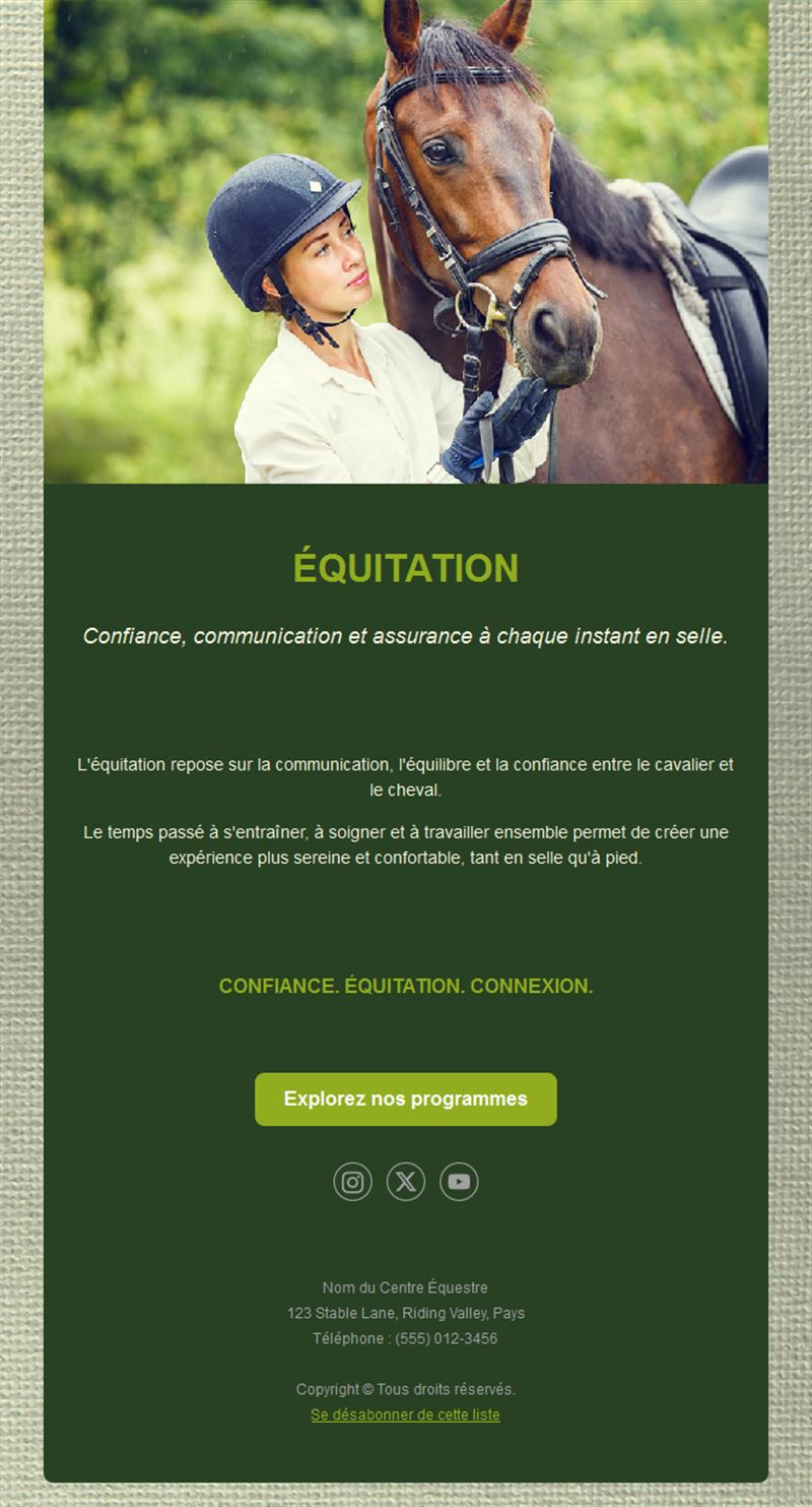 Horse Riding Templates