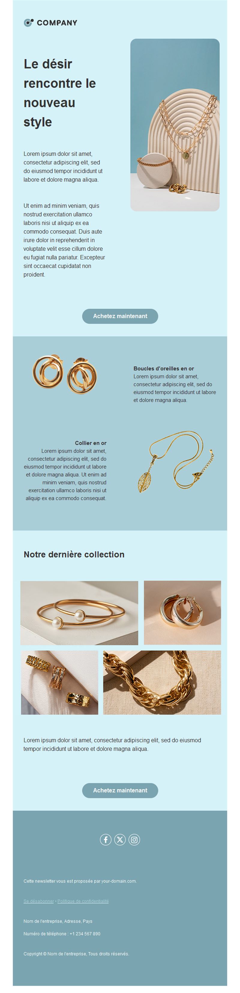 Jewelry Email Templates