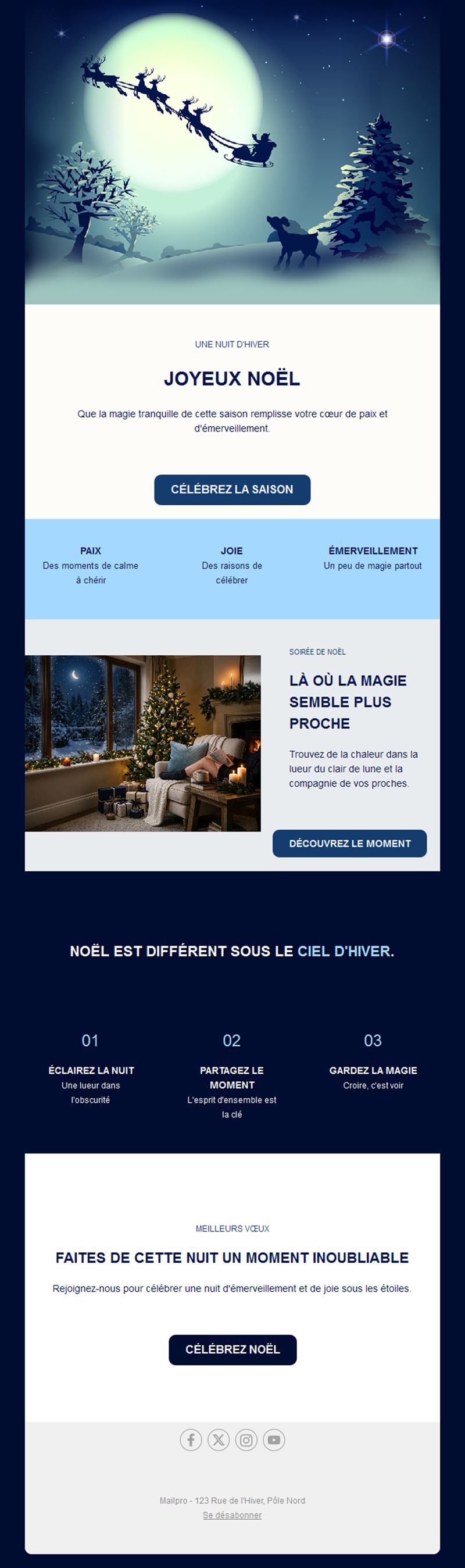 Christmas Email Newsletter