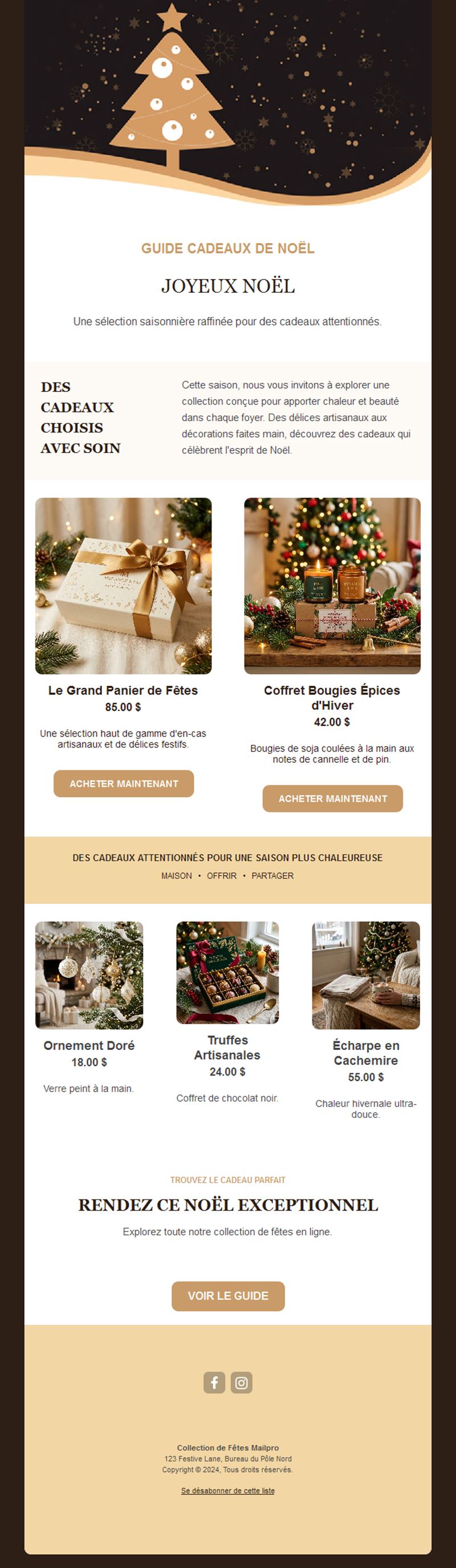 Online Christmas Email