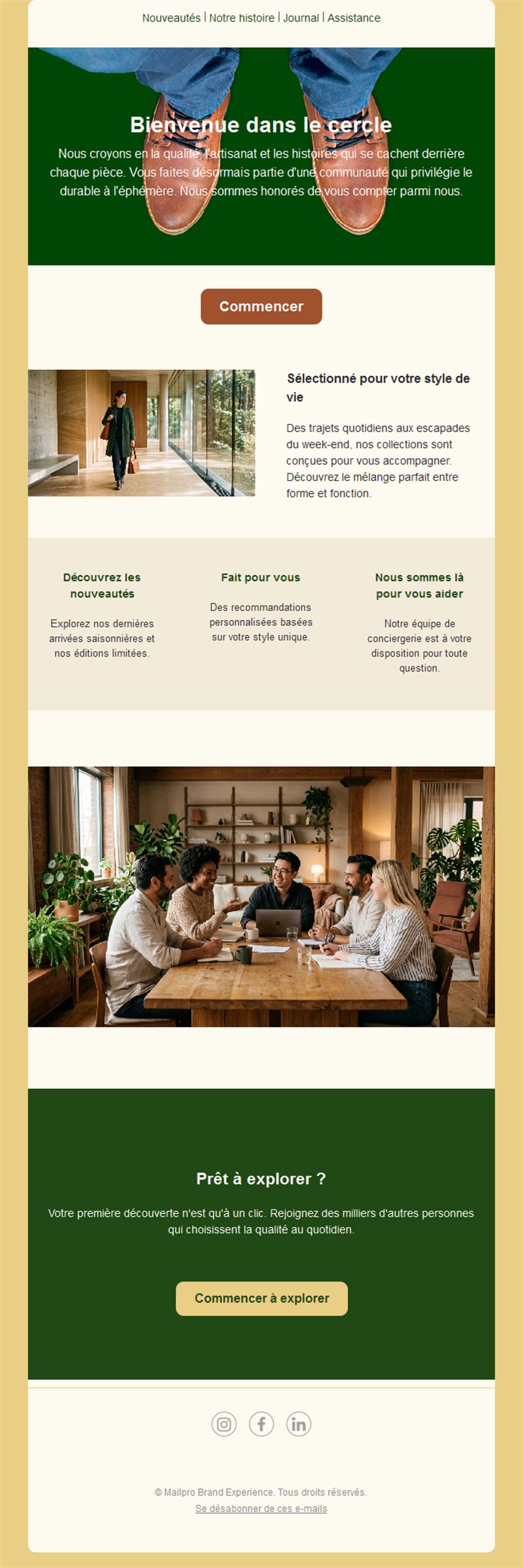 Welcome Email Newsletter