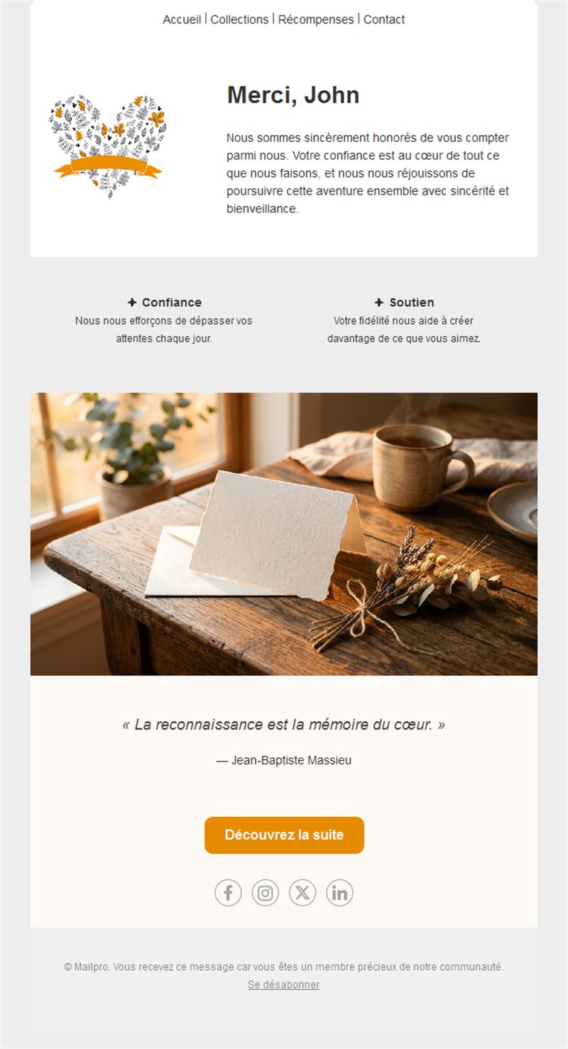Appreciation Email Templates