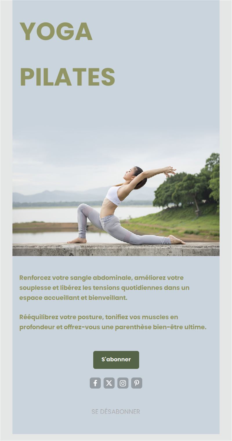 Mind & Body Email Updates