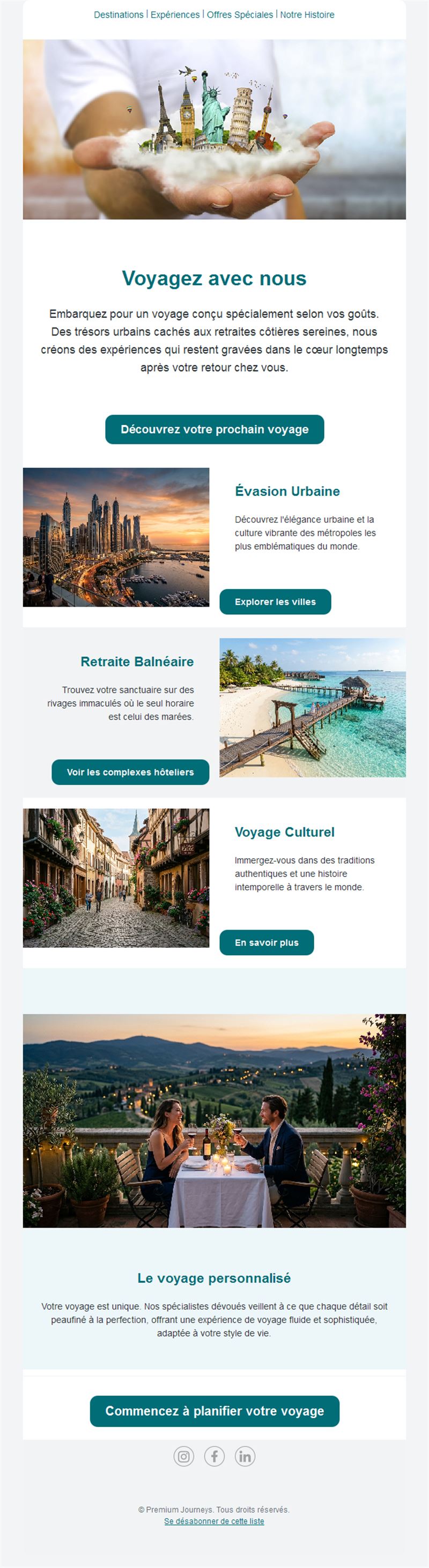 Travel Update Emails