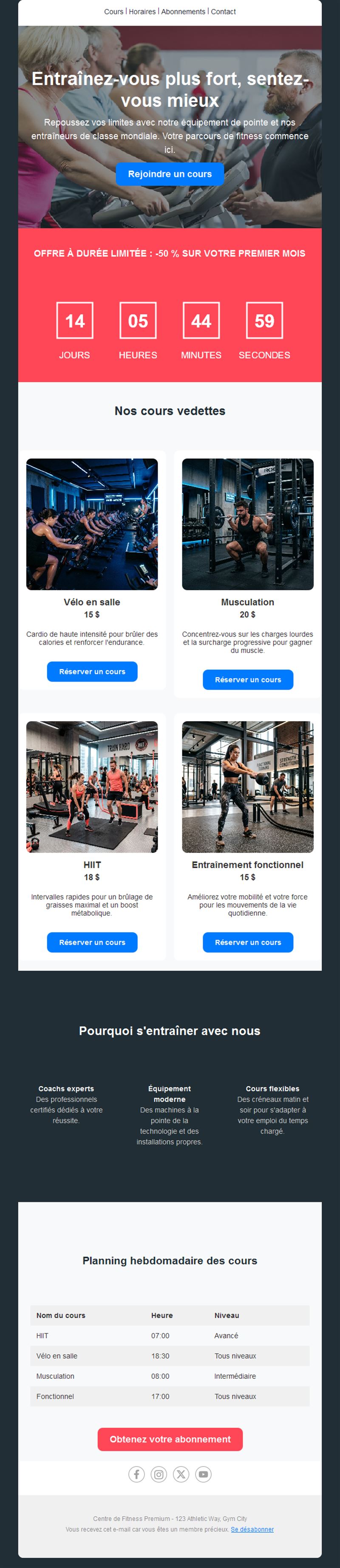 Training Email Alerts