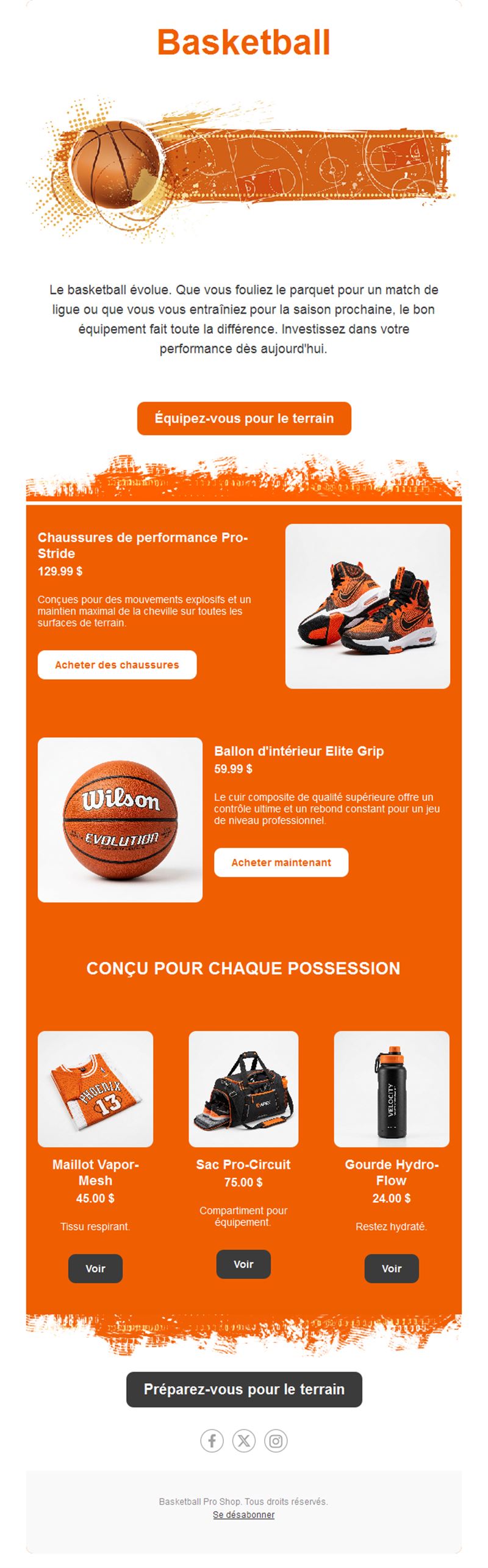 Hoops Newsletter Emails