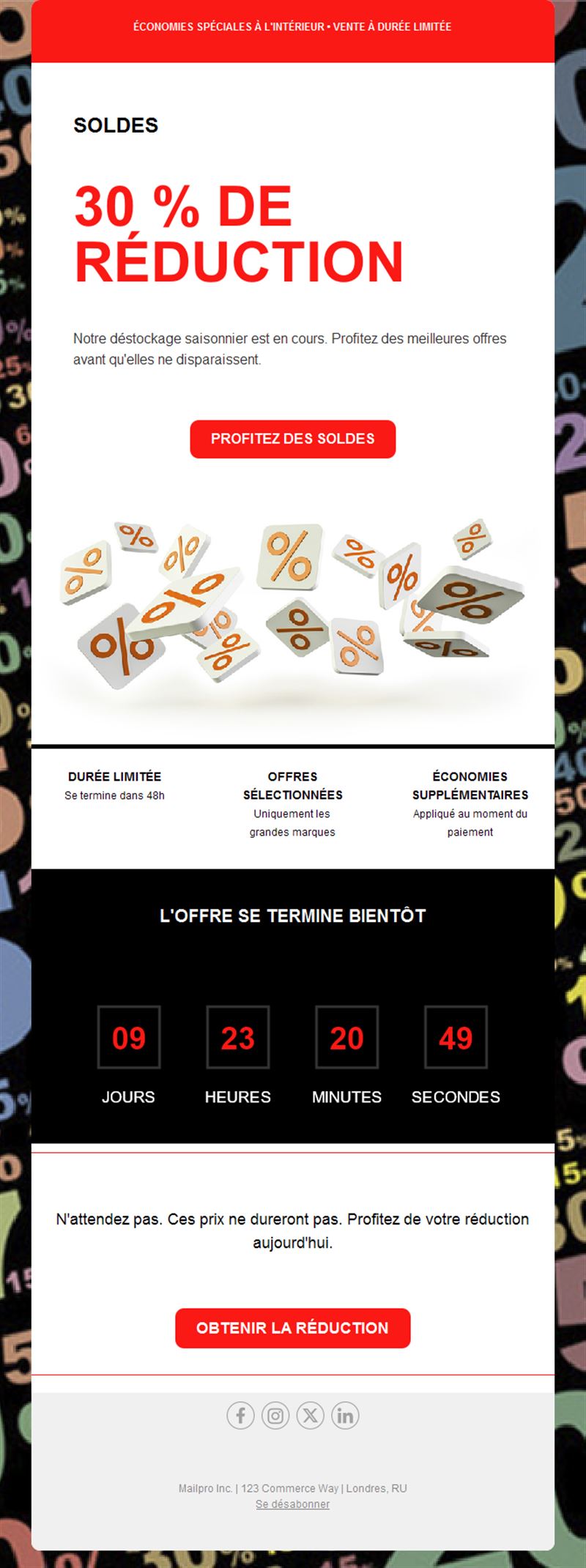 Special Discount Email Offers