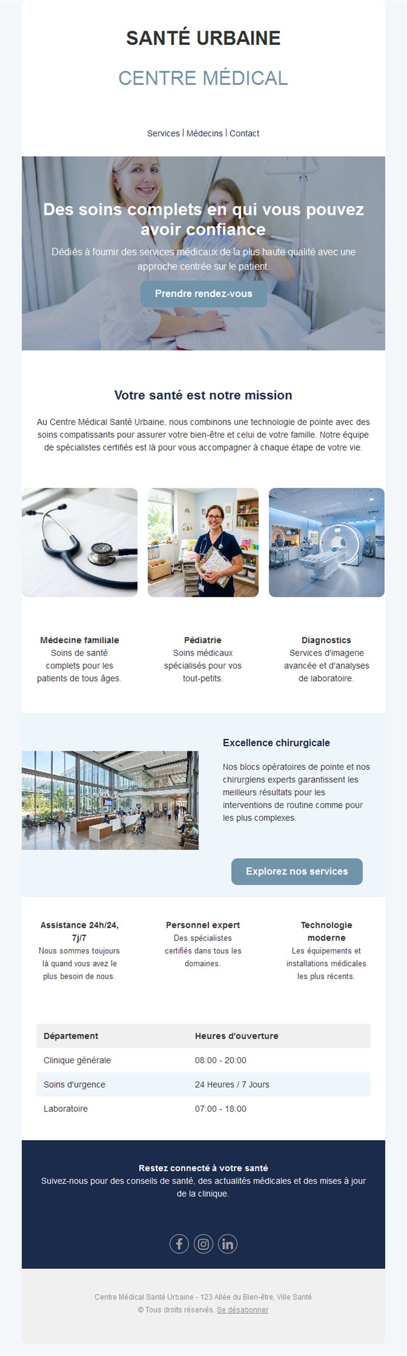 Healthcare Email Updates