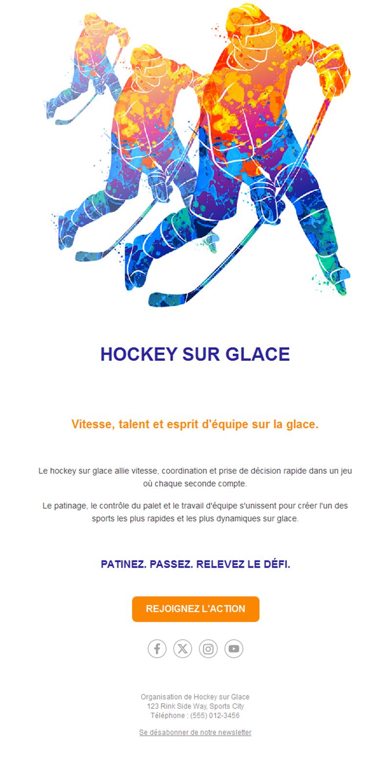 Hockey Score Emails