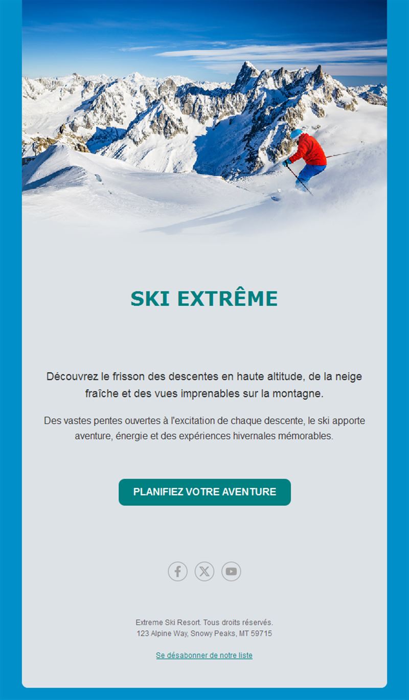 Ski Equipment Promotion