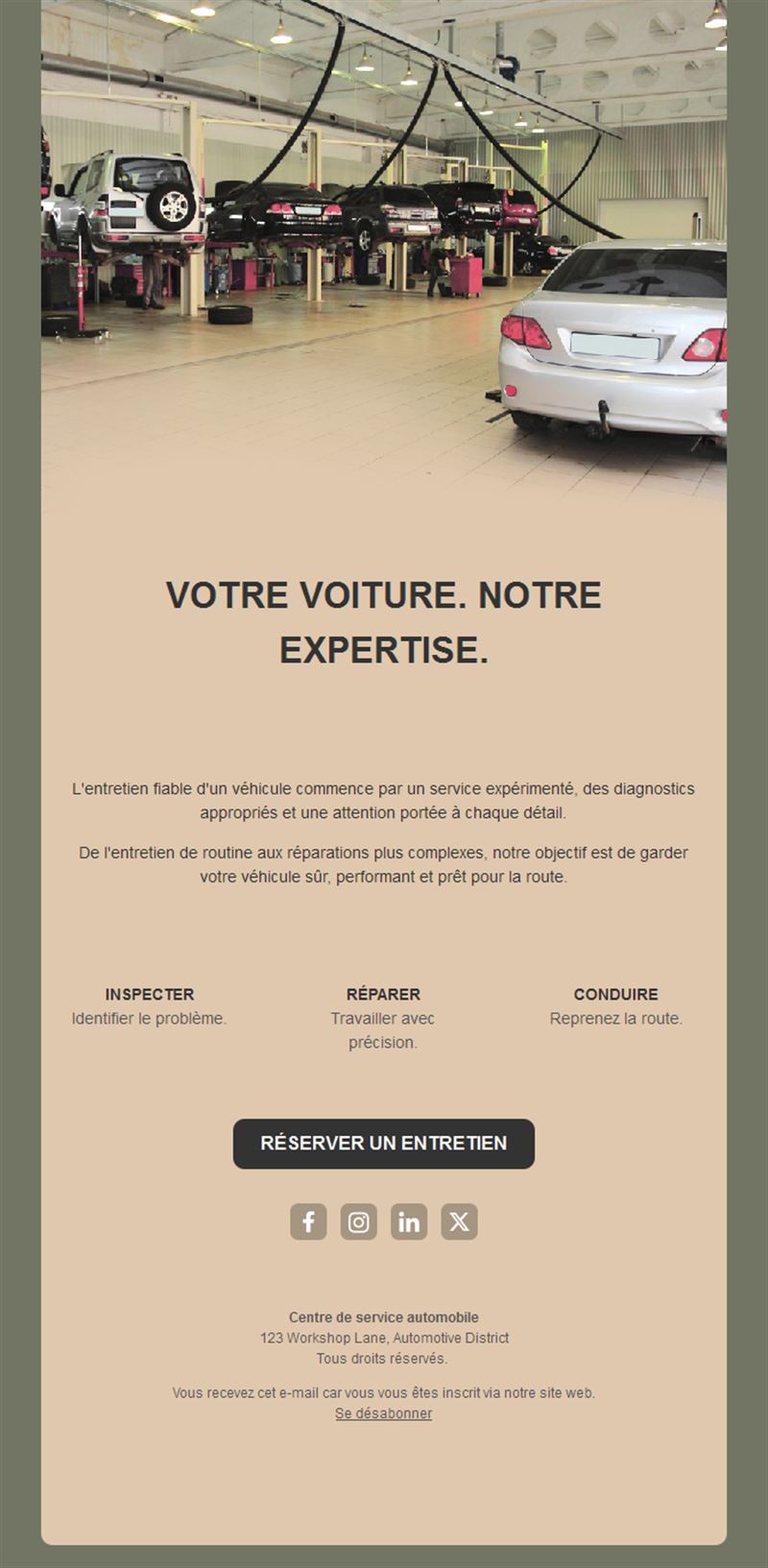 Automotive Service Template