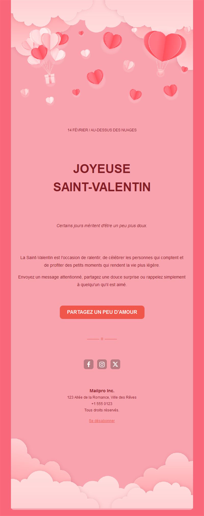Lovely Valentine's Templates
