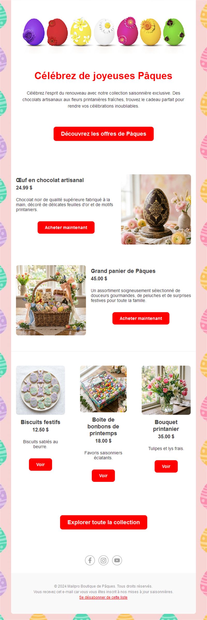 Holiday Spring Emails
