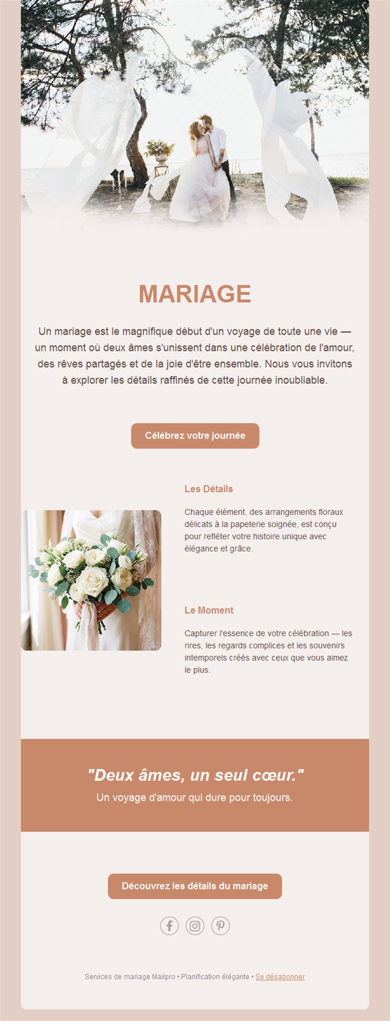 Elegant Wedding Emails