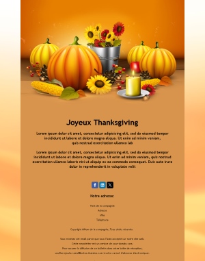 Joyeux Thanksgiving