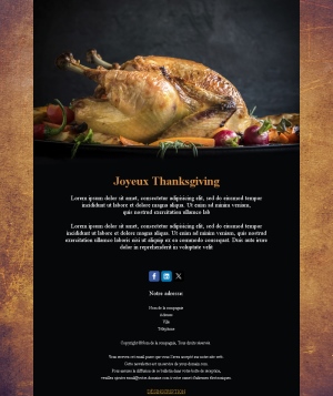 Joyeux Thanksgiving