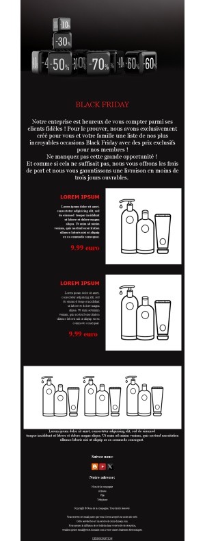 Promotions Black Friday