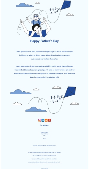 Fête des Pères Moderne