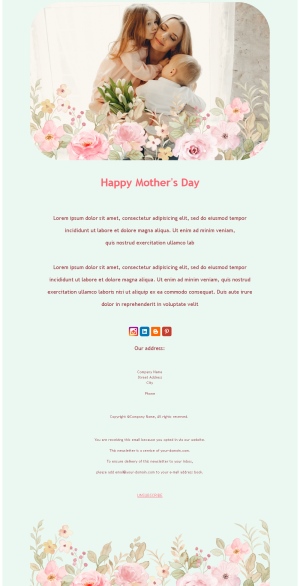 Message Fête des Mères