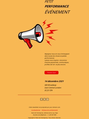 Modèles d’email d’invitation à un événement