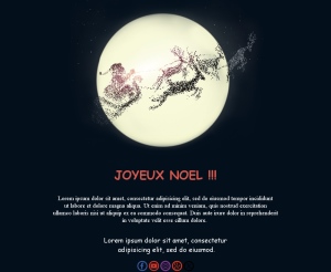 Idées emails Noël