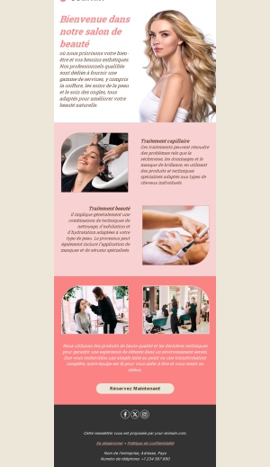 Modèles d’Email pour Salons de Beauté et Spas