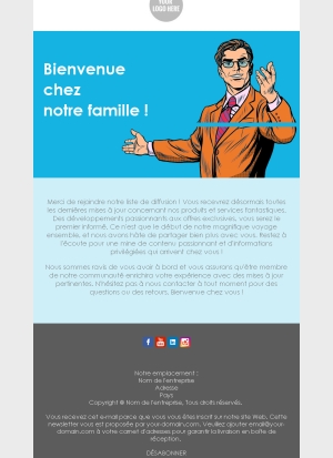 Bienvenue Clients Emails