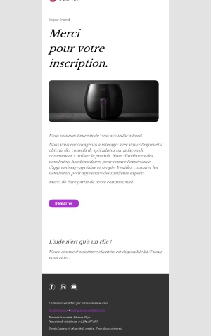 Modèles d’Email de Remerciement