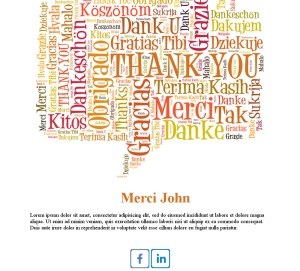 Email Template Merci Clients