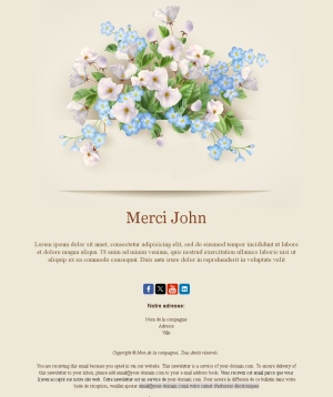 Email Template Merci Après Achat