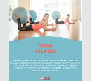 Template Email Pilates 	