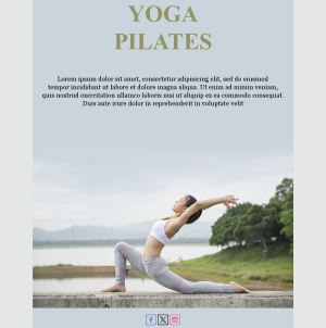 Template Email Yoga Doux