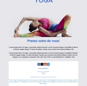 Template Email Planning Yoga