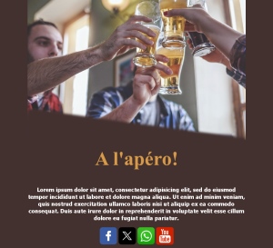 Emails Soirées & Happy Hours