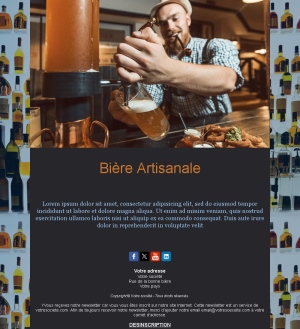 Emails Menus & Dégustations