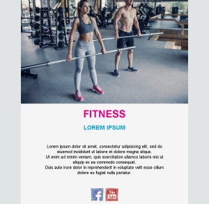Fitness Tips Email Templates