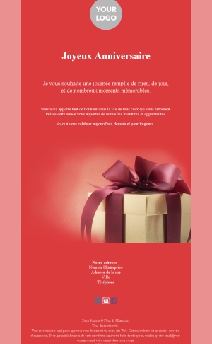 Célébrons votre anniversaire