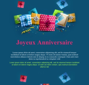 Email Anniversaire Client Premium