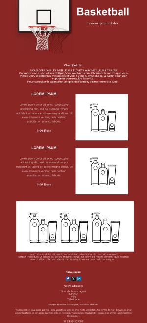 Basketball Event Newsletter