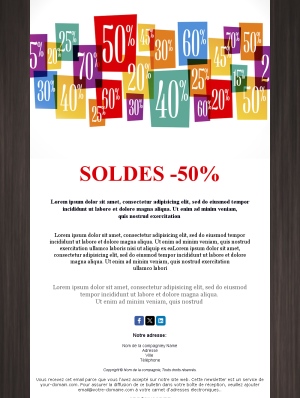 Email Vente Offres Spéciales