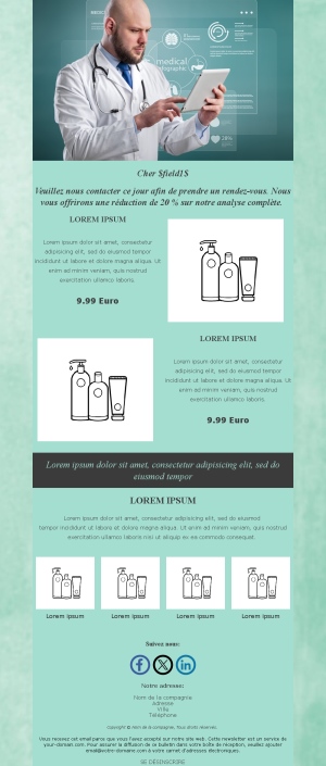 Email Clinique Santé France