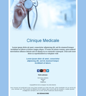 Email Clinique Santé France+